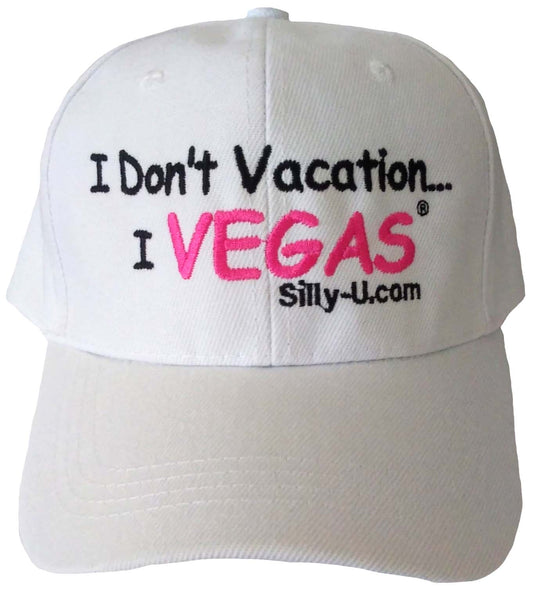 Las Vegas White Cap - Vegas In Pink