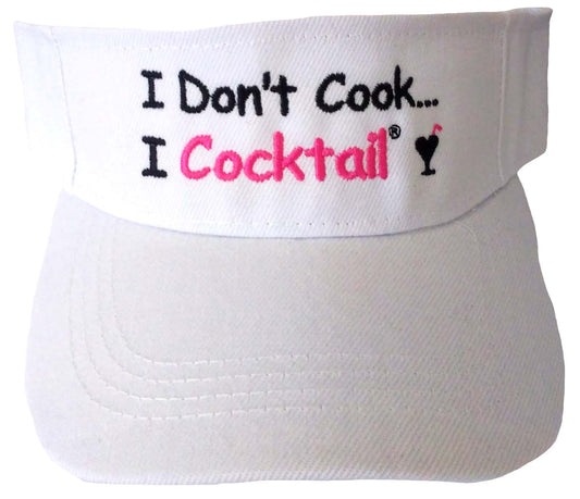 Cocktail Visor-White