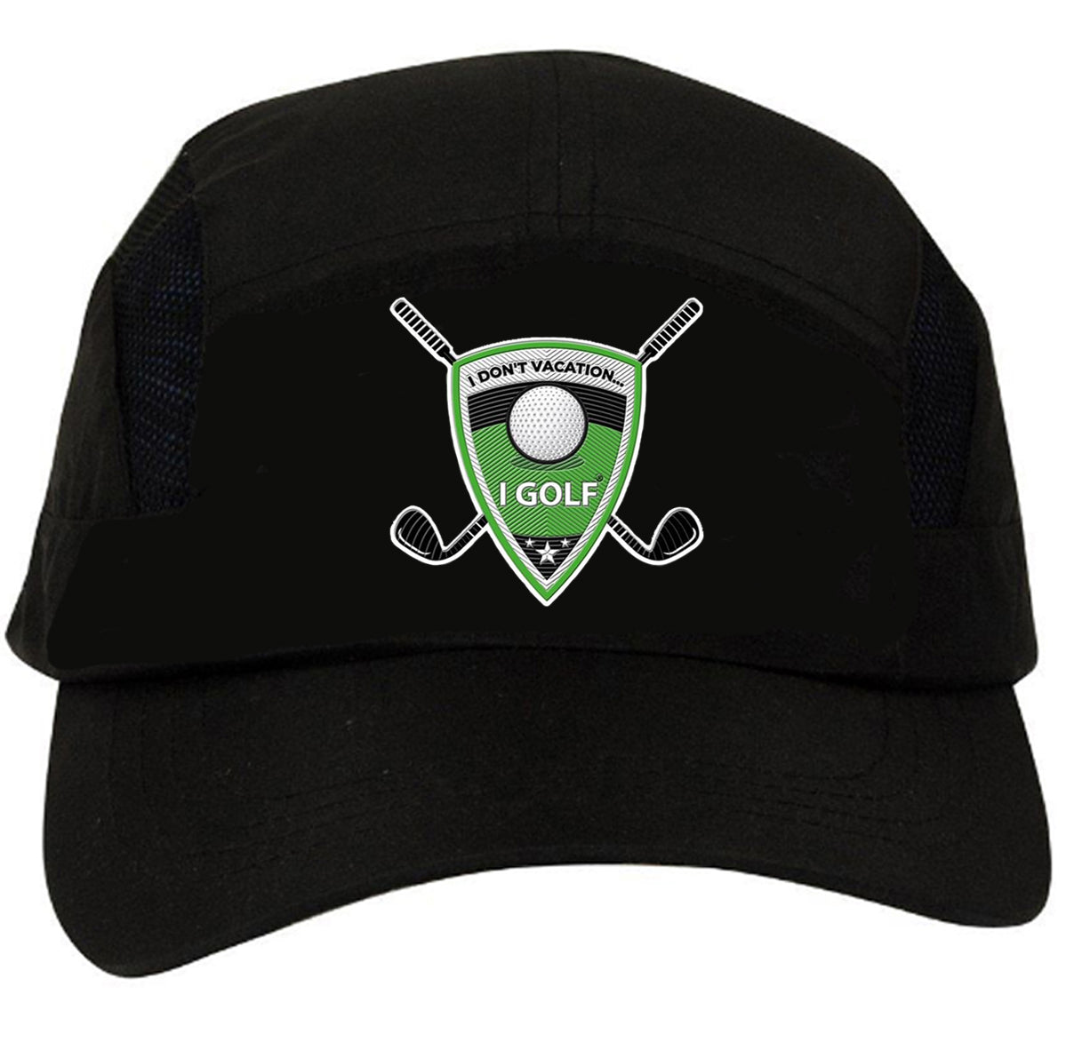 Golf Black Cap w/Logo 1