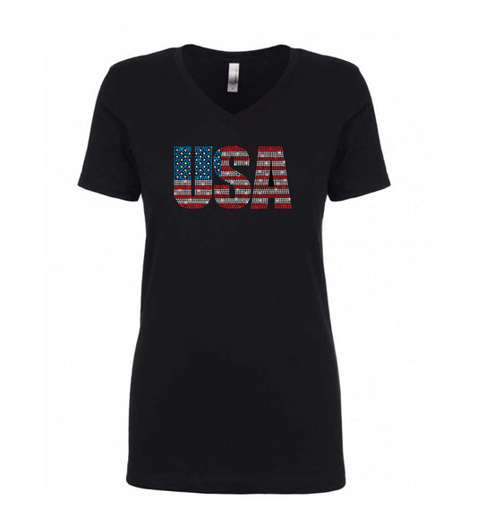 USA In Bling...Fun T-Shirts