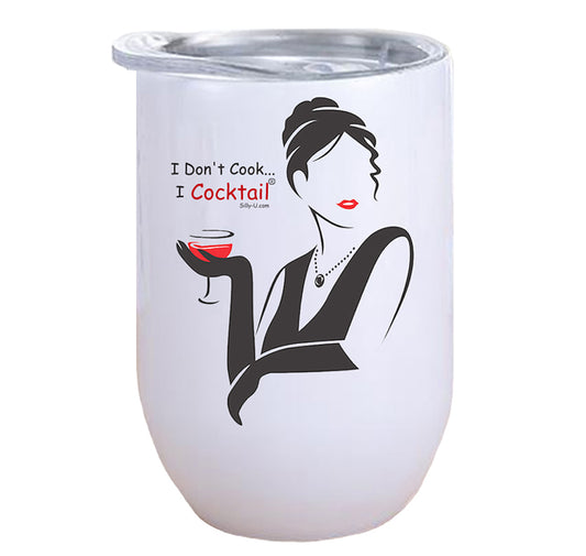 15 oz "Cocktail" Insulated Wine Tumbler